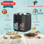 Nồi chiên không dầu 9L SUNHOUSE SHD4037 hàng chính hãng