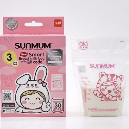 Túi trữ sữa summum 100ml hộp 30 túi mẫu mới