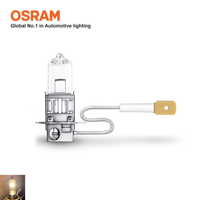 Bóng đèn halogen osram original h3 12v 55w - nhập khẩu chính hãng