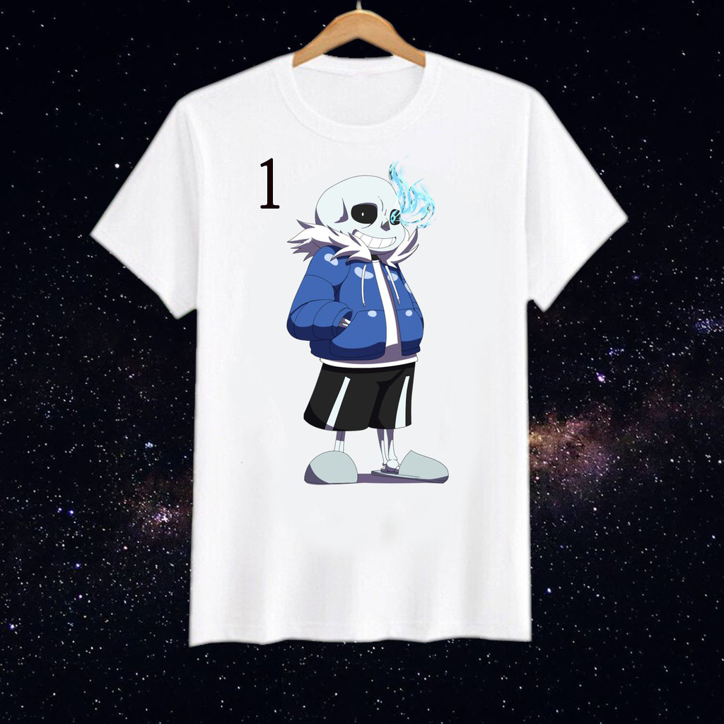 Áo in hình sans Undertale mẫu 1