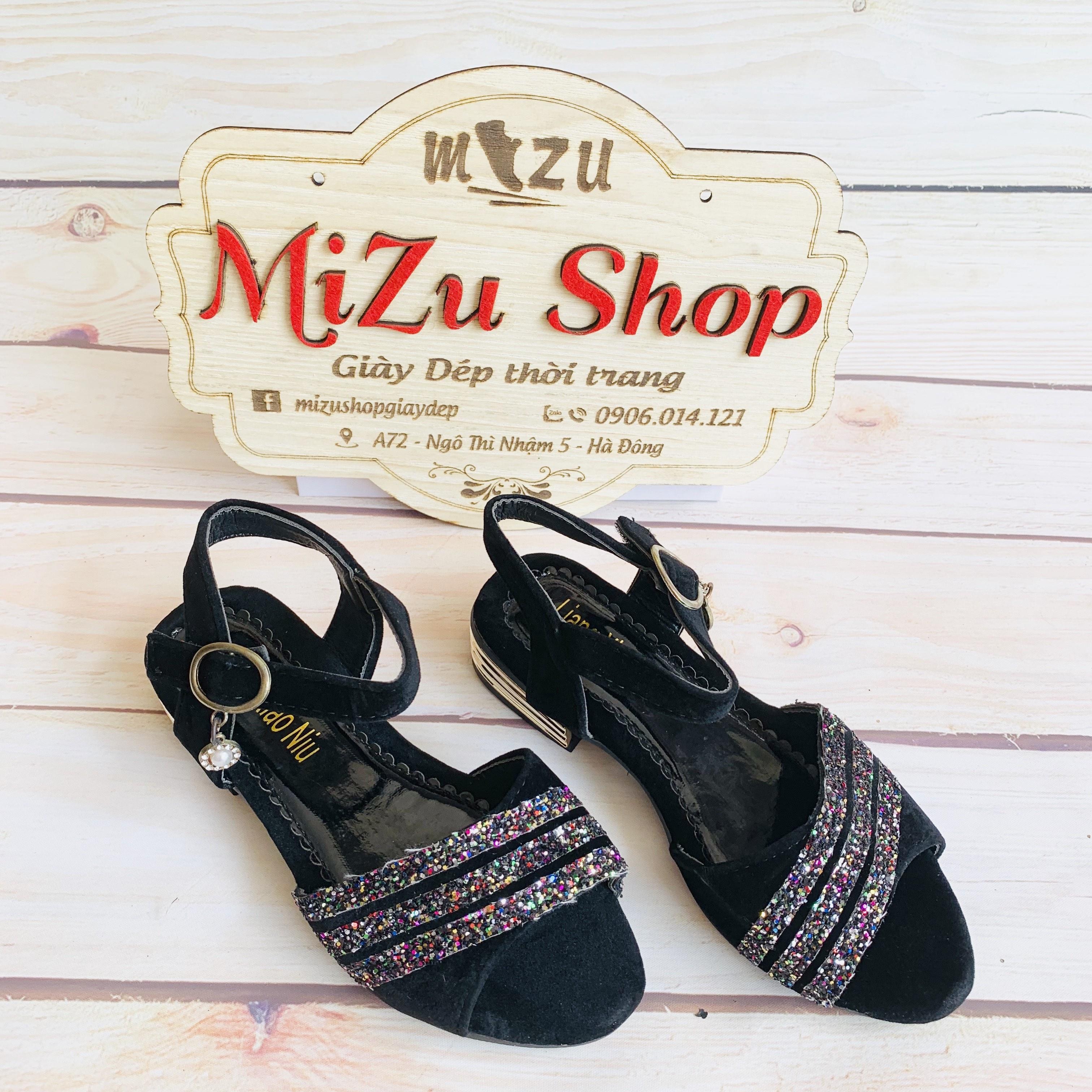 Sandal bé gái quai nhung mềm size 30 đến 36 mã 1249