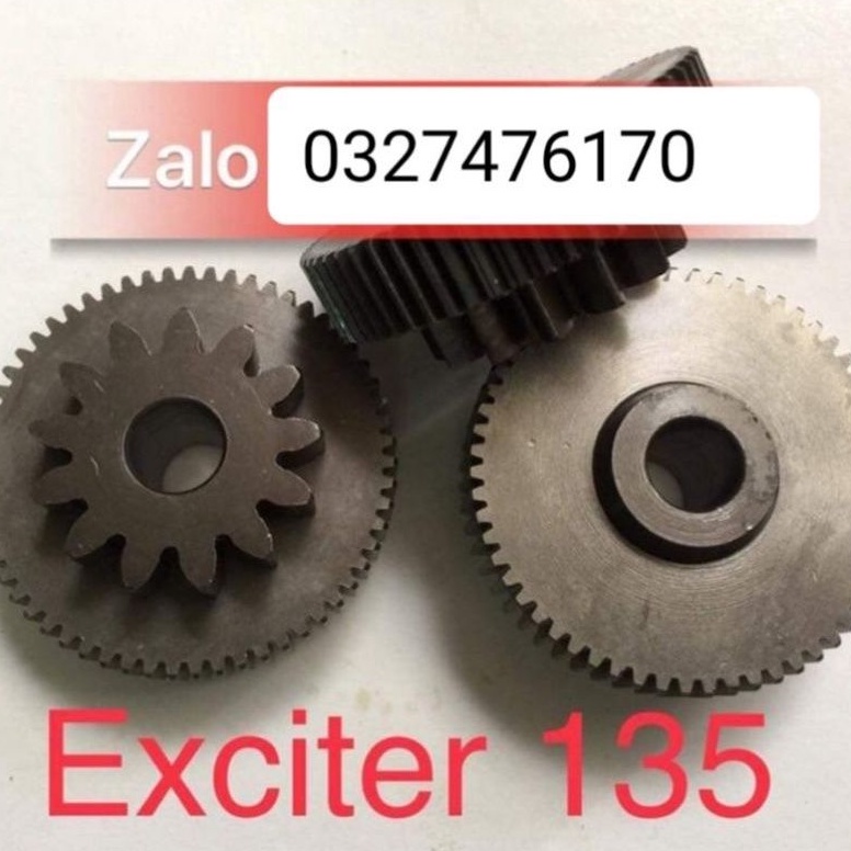 Nhông bánh răng đề khởi động xe Exciter 135 zin