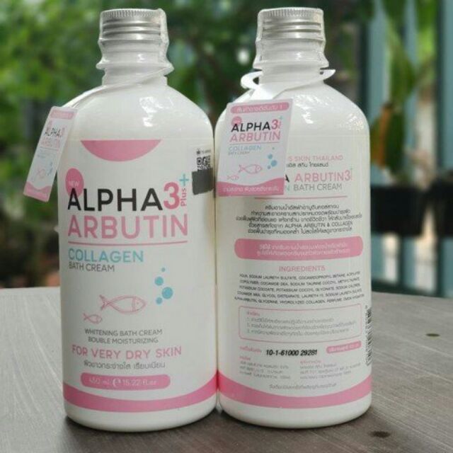 Sữa tắm xà bông tắm alpha arbutin thái lan