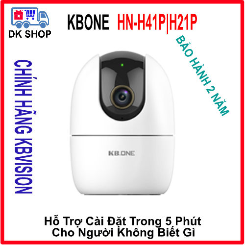 Camera ip wifi kbone kn-h41p 4.0mp | kn-h21p 2.0mp - xoay 360 - chính hãng bảo hành 24 tháng - giá rẻ.