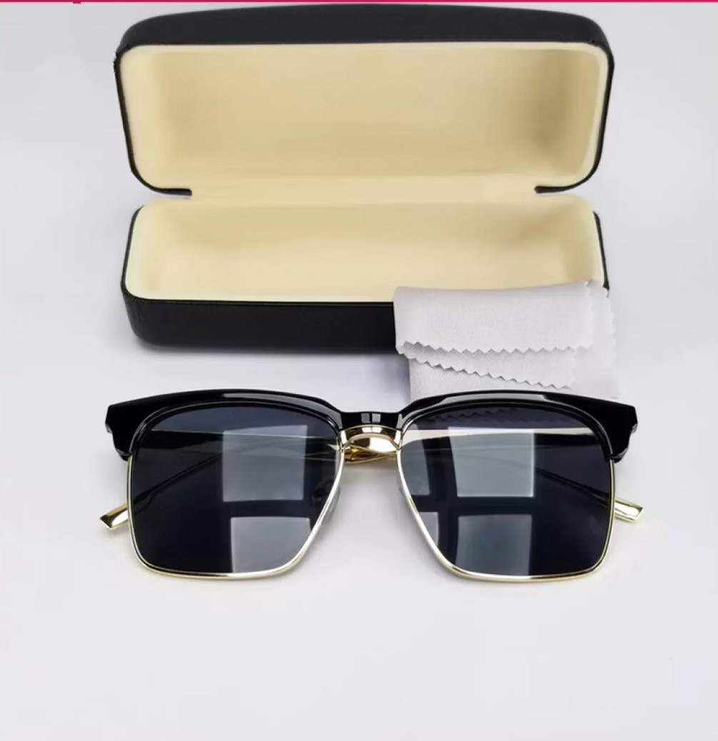 Mắt Kính Râm Nam Nữ Chống Tia Uv Kính Mắt Thời Trang Mặt Vuông Phong Cách