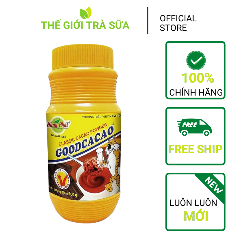 Cacao nguyên chất Hùng Chương loại bột cacao giảm cân pha đồ uống
