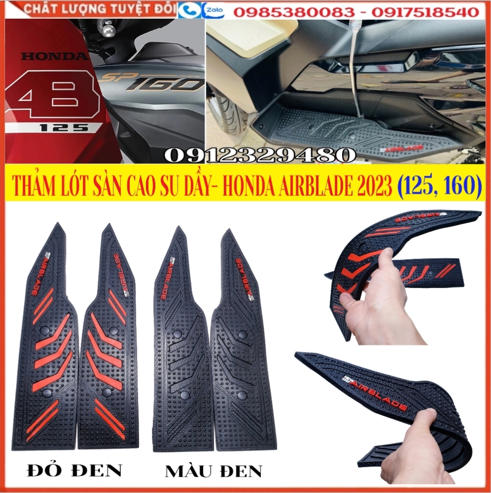 Thảm lót chân air blade ab 2020, ab 2021, ab 2022, ab 2023, ab 2022 mới, ab125, ab160