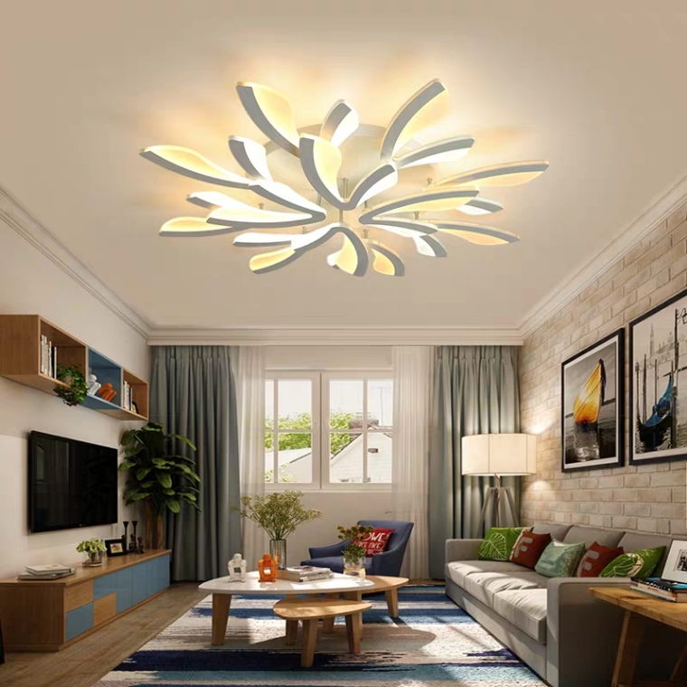 Đèn Ốp Trần Trang Trí – Đèn Áp Trần Trang Trí Phòng Khách, Gồm 3 Chế Độ Ánh Sáng, Có Điều Khiển Từ Xa Tiện Dụng – BIO118