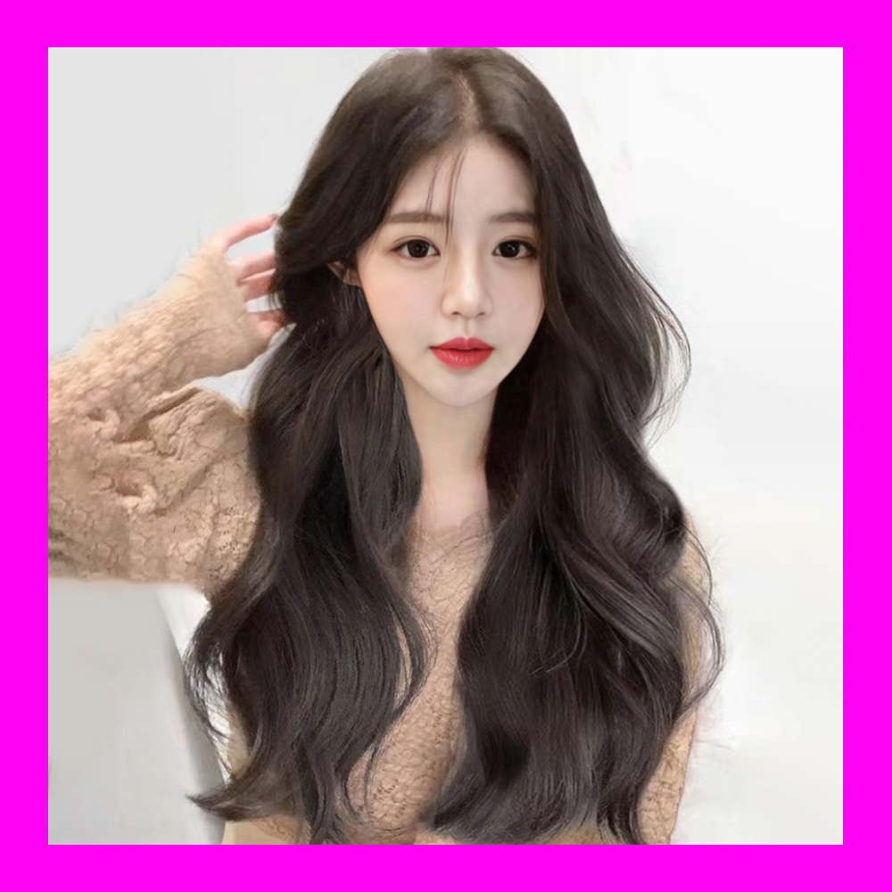 [TẶNG LƯỚI] Tóc giả nữ Hàn Quốc nguyên đầu có da đầu - TG873