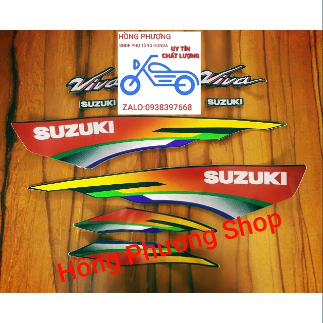 Trọn bộ tem cho xe viva suzuki