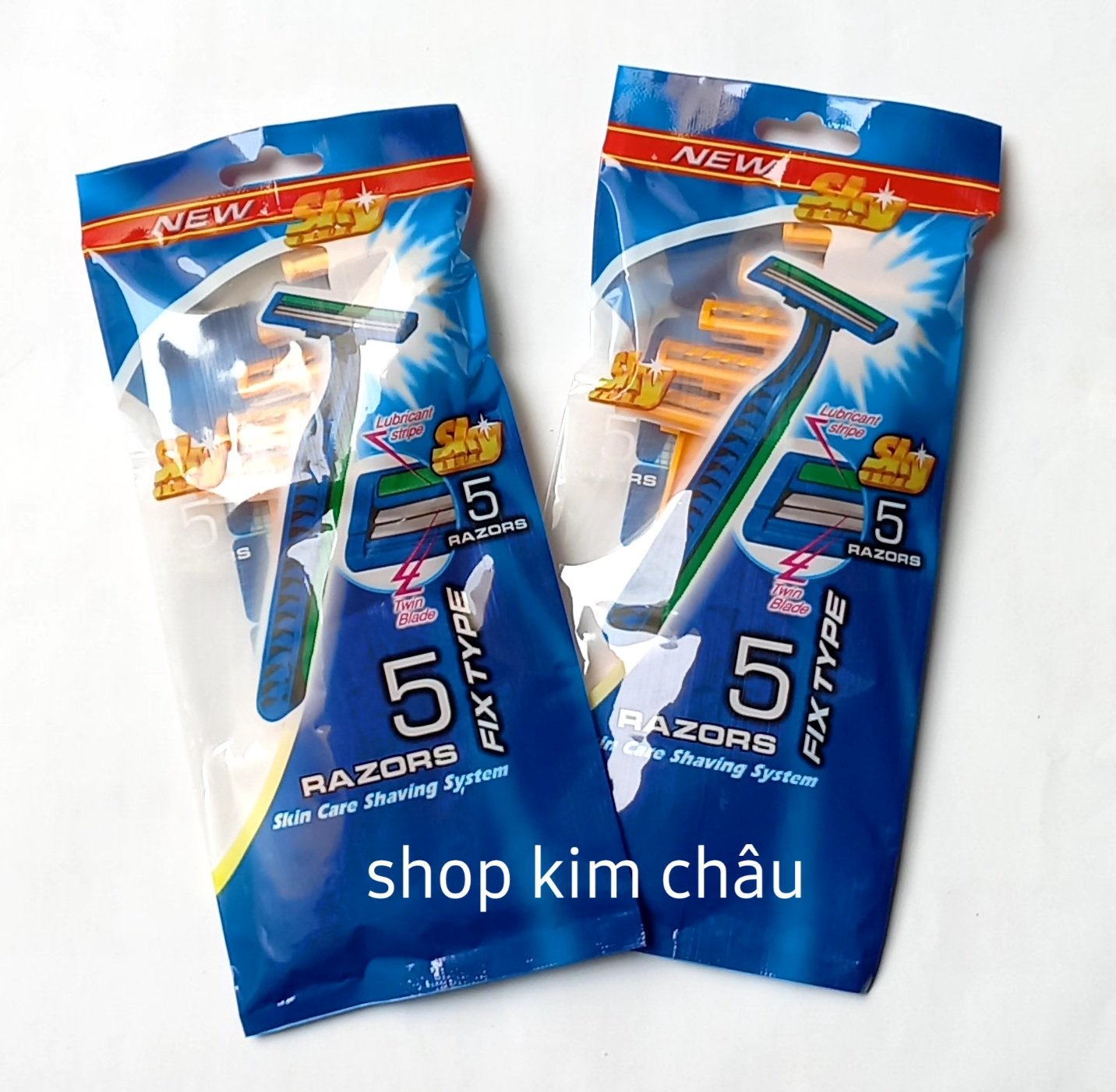 Combo 2 bịch Dao cạo râu 2 lưỡi tiện dụng
