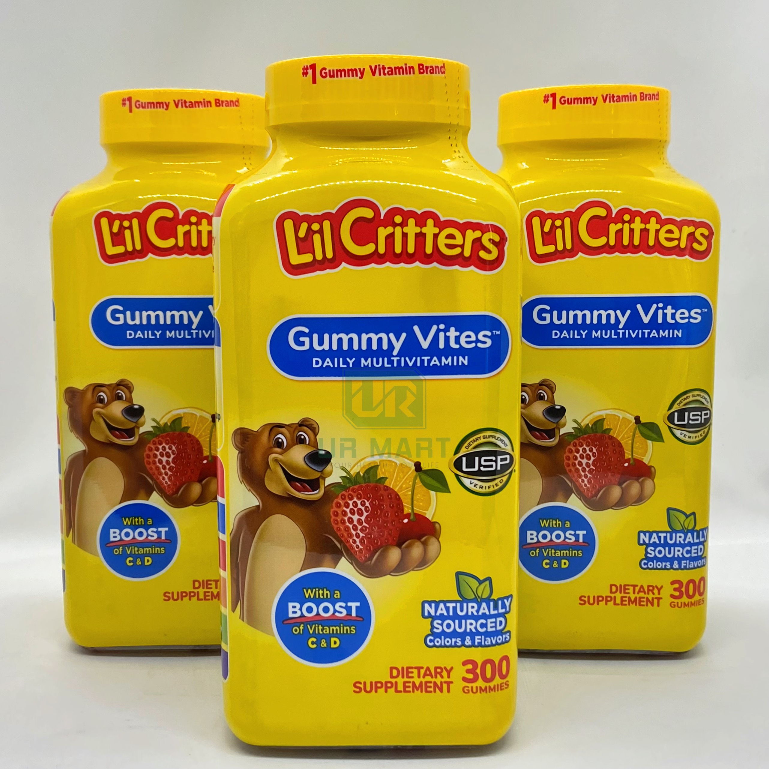 Gummy vites kẹo dẻo bổ sung vitamin và khoáng chất cho trẻ 300 viên