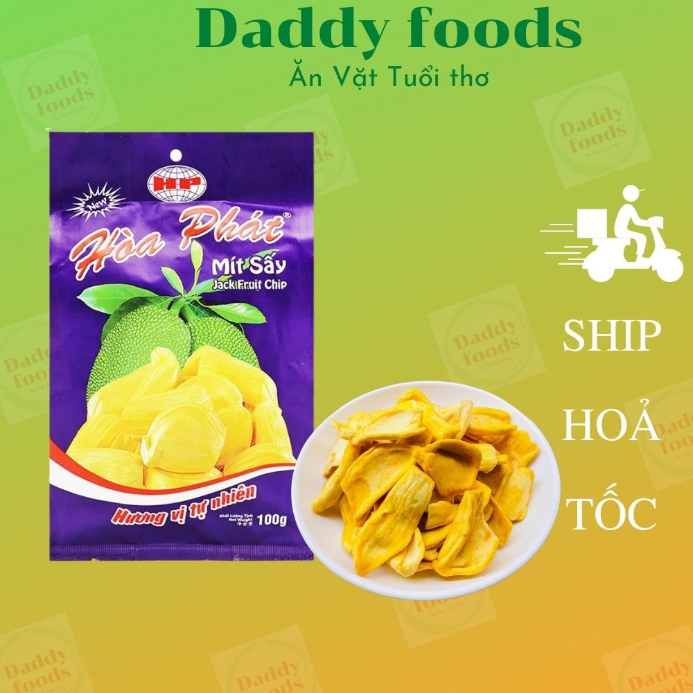 1 gói mít sấy giòn Hòa phát 100g siêu giòn siêu ngọt ăn là nghiền