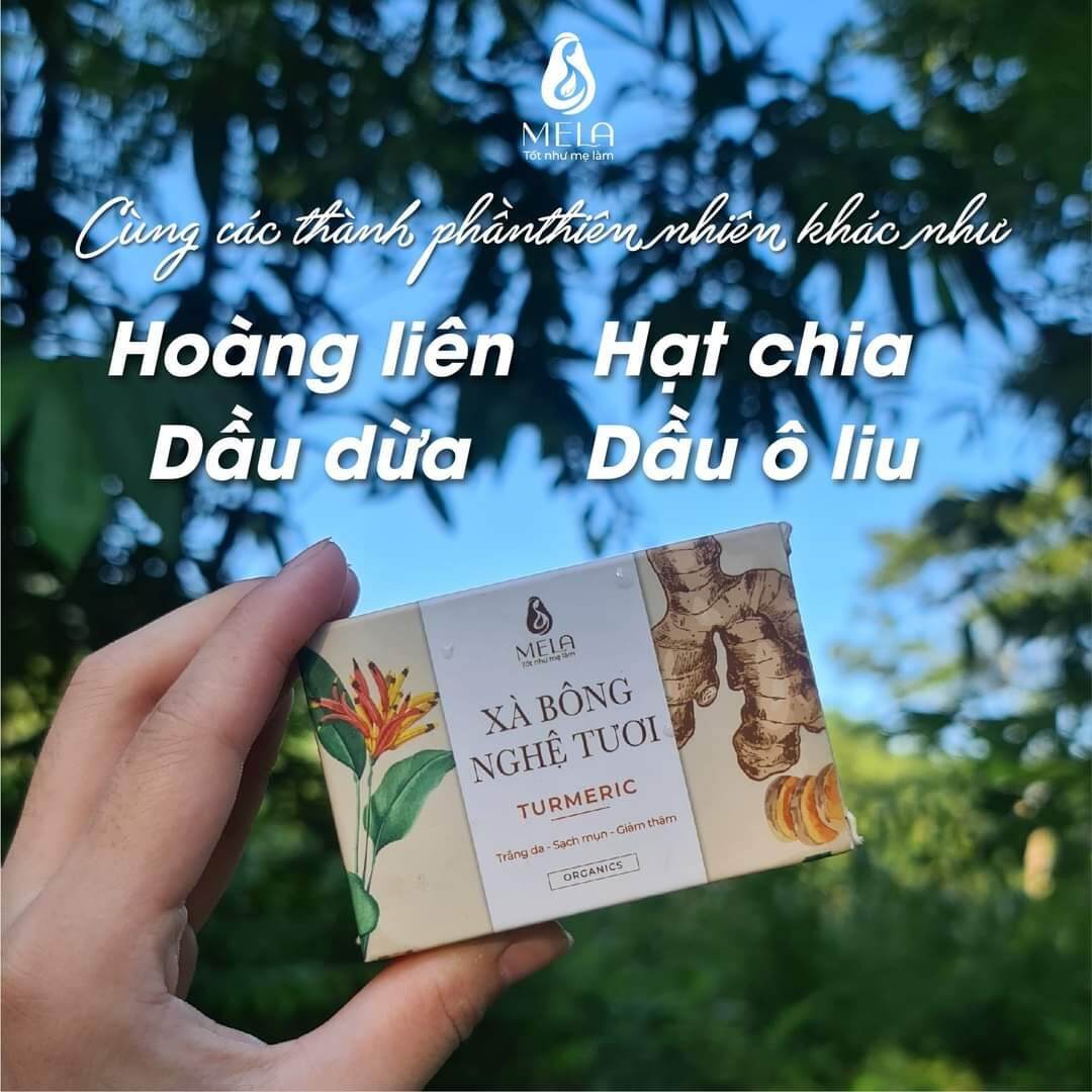 COMBO 10 bánh Xà bông nghệ Mela- Tặng 5 túi tạo bọt
