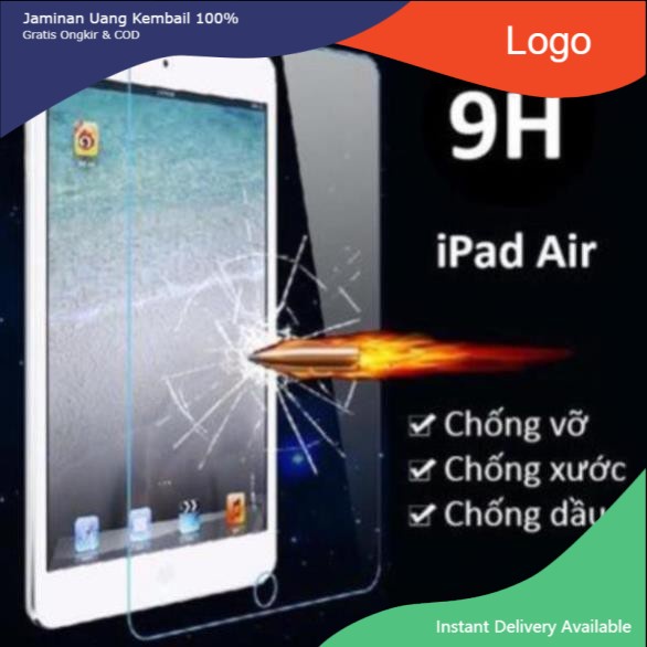 Kính cường lực ipad 2 3 4, air1, air2; pro9.7; pro 10.2' 10.5; mini1,2,3,4