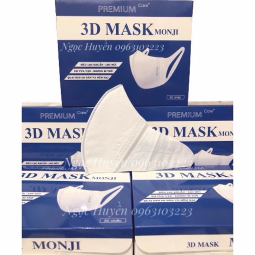 Khẩu trang 3d mask monji thời trang⚡️
