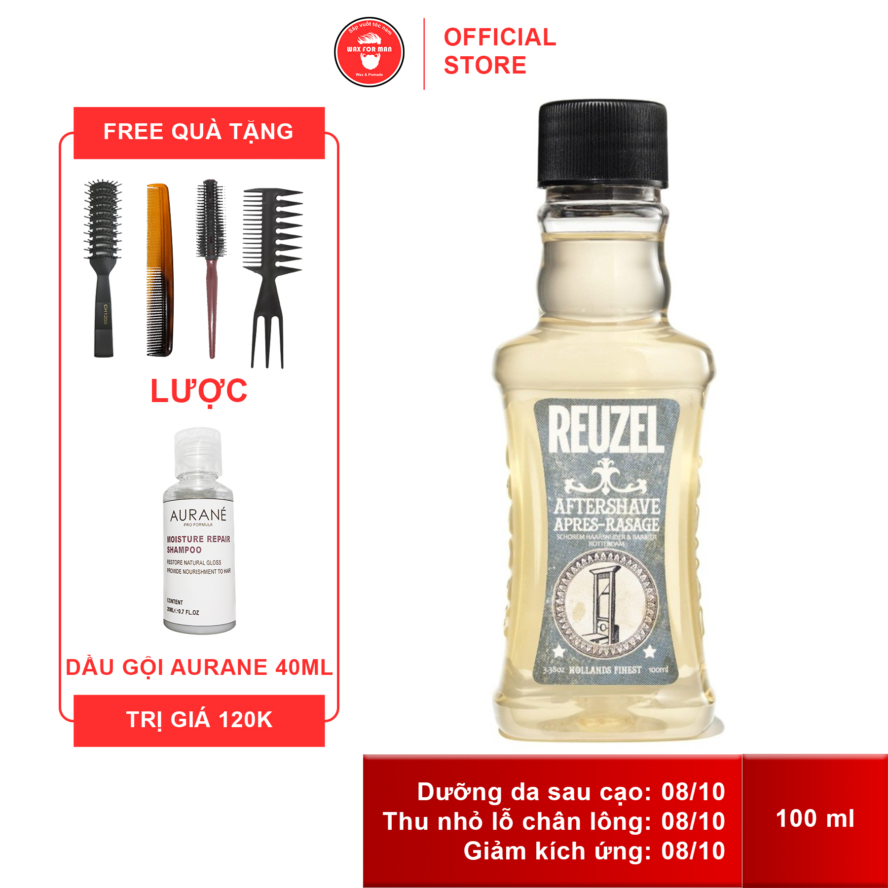 Nước dưỡng da sau khi cạo râu Reuzel Aftershave