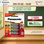 Vỉ 6 viên Pin Panasonic Alkaline AA LR6T/6BA-V – Hàng Chính Hãng