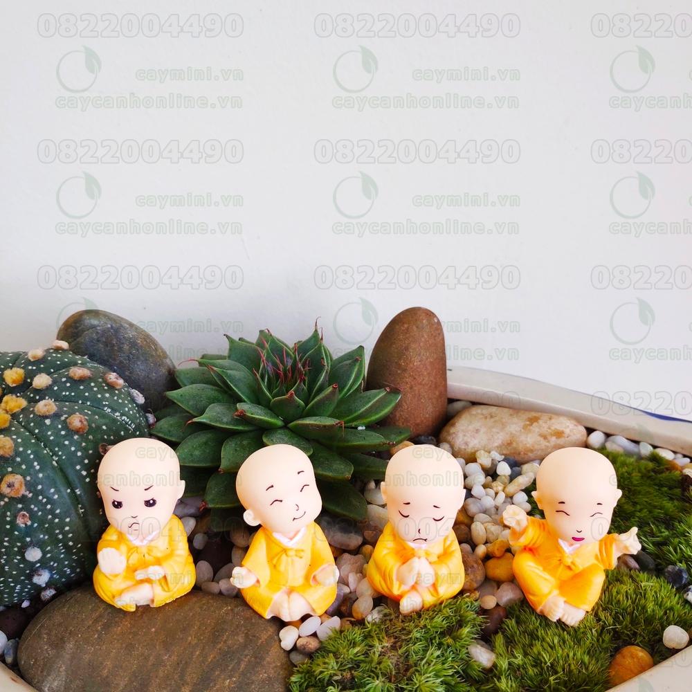 Chú tiểu ngộ nghĩnh - Phụ kiện trang trí Terrarium