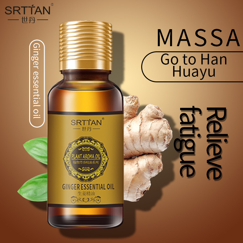 Ginger Massage Oil for Body Moisturizing - Natural Skin Care, Warmth for Cold Body, Winter Essential, No Additives, For Chilly Hands and Feet