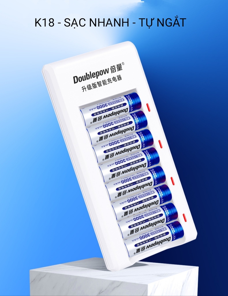 Pin sạc aa Doublepow