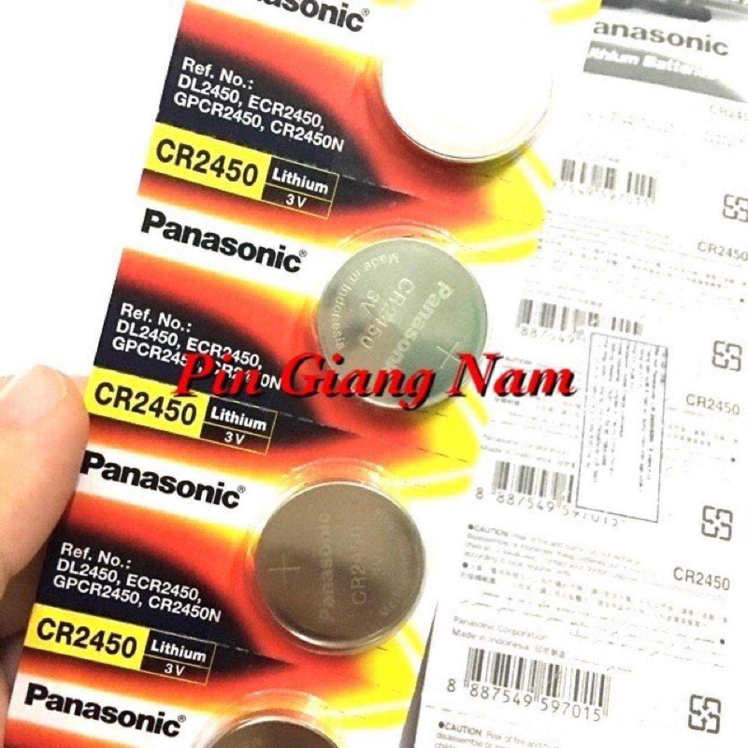 Pin cr2450 panasonic 3v lithium