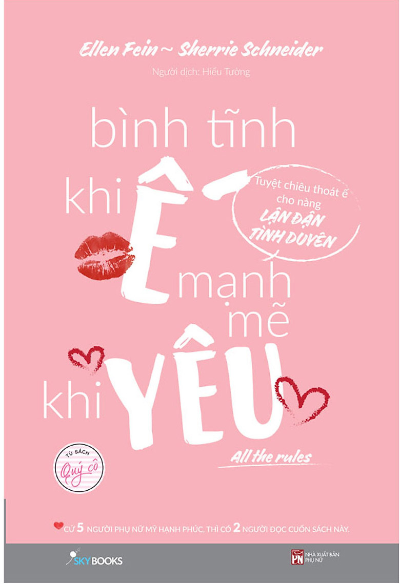 Sách -  All The Rule - Bình Tĩnh Khi Ế, Mạnh Mẽ Khi Yêu Tặng kèm bookmark