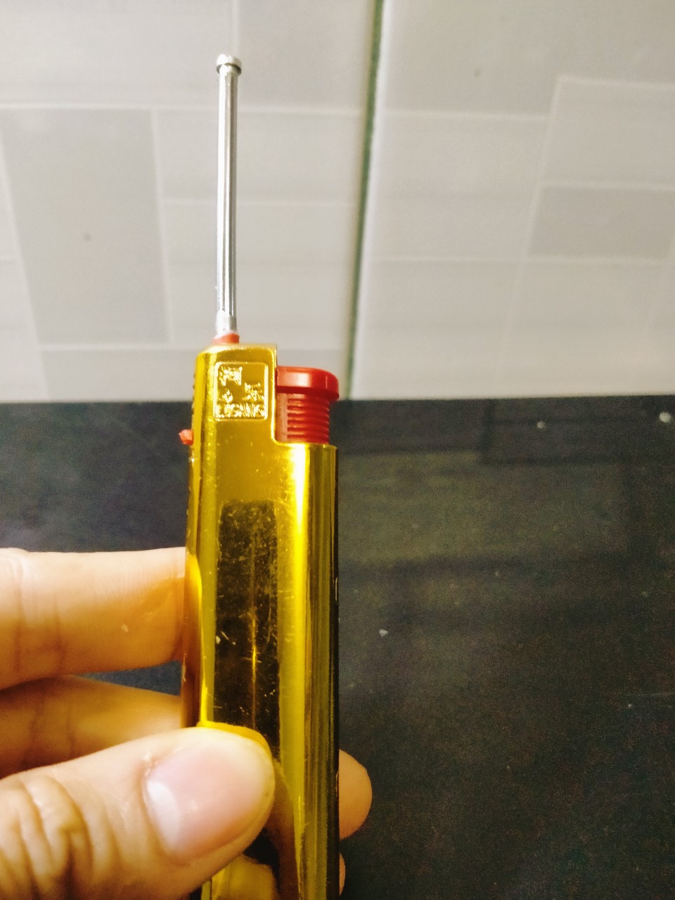 1 chiếc hộp quẹt kèm đầu inox giảm tia lữa tiết kiệm gas, dụng cụ chăm lửa bếp gas bếp cồn #dtmaxshop