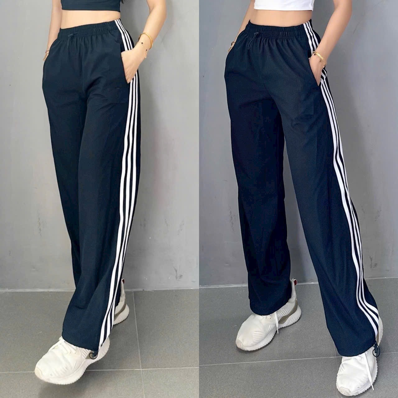 HOÀN TIỀN 15% - Quần Dài Thể Thao Nữ Quần Jogger Ống Suông Thương Hiệu Thời Trang Cao Cấp Tập Gym Yoga