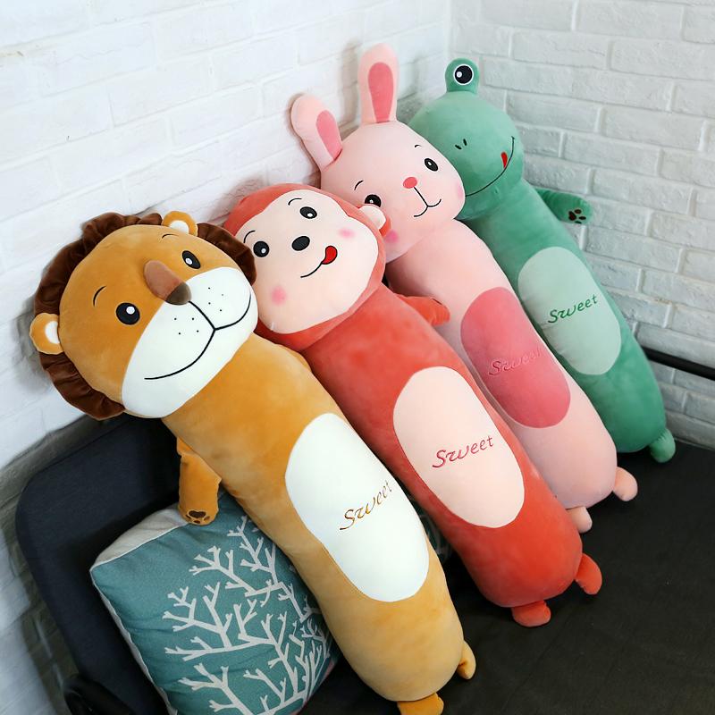 Gối ôm dài, bông mềm cao cấp đáng yêu hình thú dài 60cm Chất liệu ruột từ bông trắng tinh khiết với độ đàn hồi cao, không xẹp và an toàn tuyệt đối ưu đãi lớn giảm 50% hôm nay