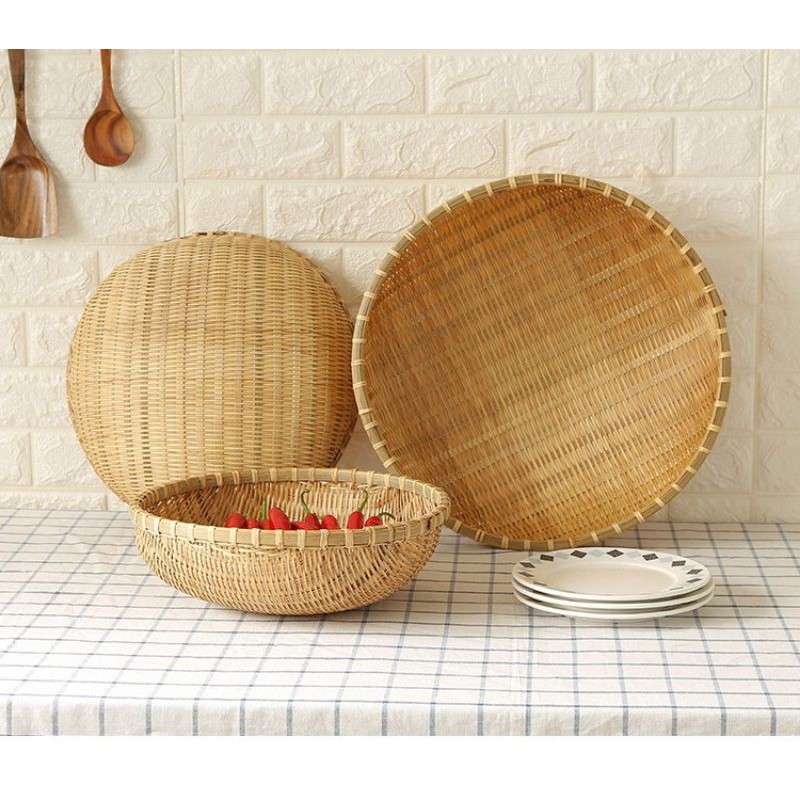 Rá tre , rổ tre tự nhiên đan thủ công thân thiện với môi trường