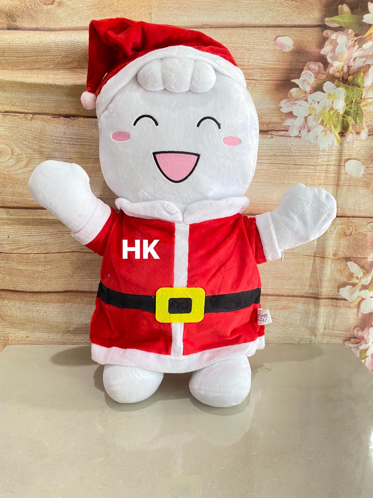 Thú bông Bobby chan phát nhạc phiên bản ông già noel cao 55cm