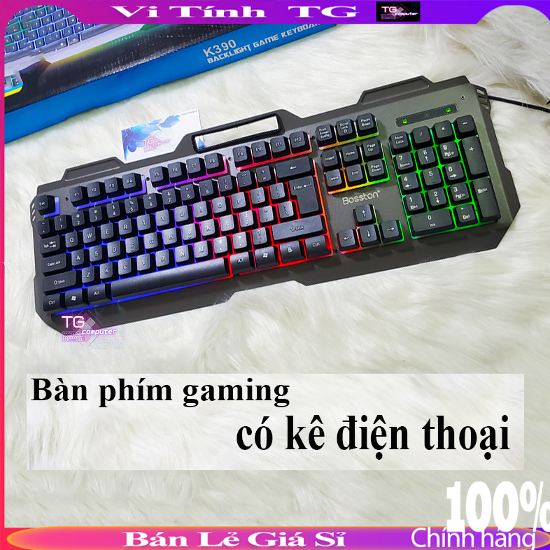 Phím giả cơ bosston k380 đèn led sang xịn mịn