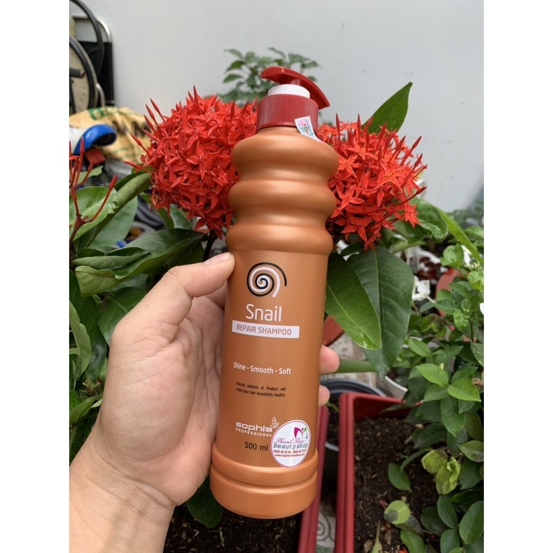 Dầu gội Snail Sophia Platium siêu phục hồi chăm sóc tóc chuẩn đẹp từ chuyên gia
