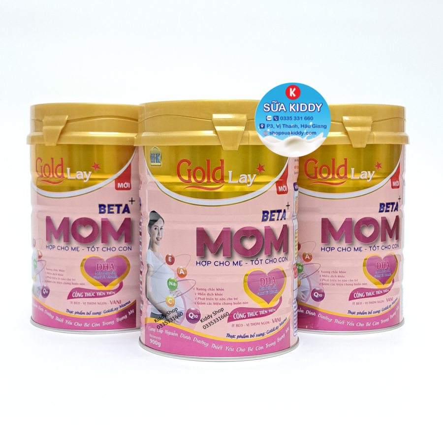 Sữa bầu goldlay mom 900g dành cho bà mẹ mang thai và cho con bú