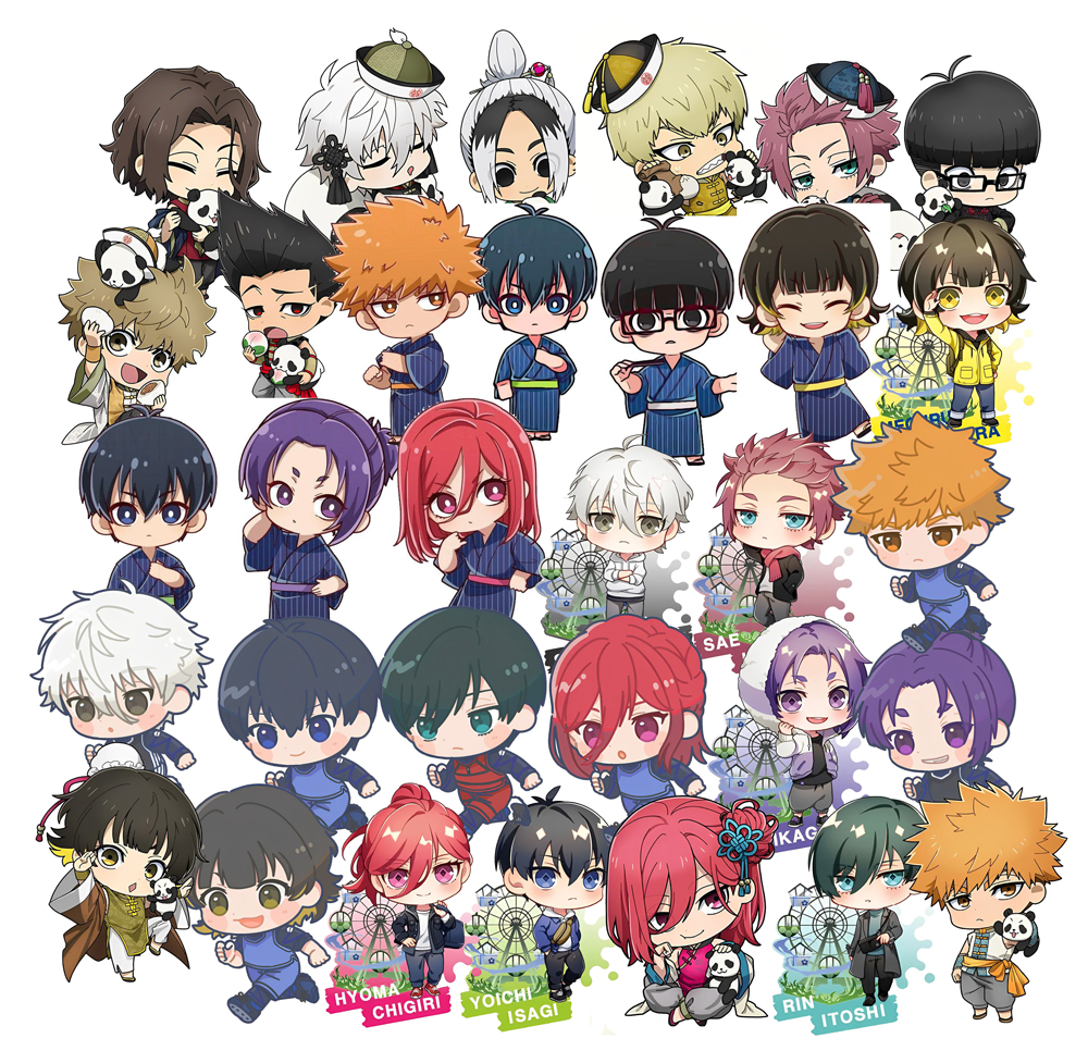 Hình dán/stickers anime Blue lock mechael kaiser - Nhãn dán Blue lock mechael kaiser