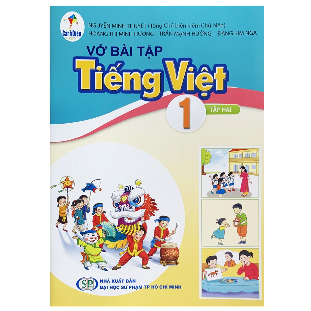 Sách Vở bài tập Tiếng Việt 1 tập hai + + Bán kèm 1 quyển Bé tập tô màu 15k