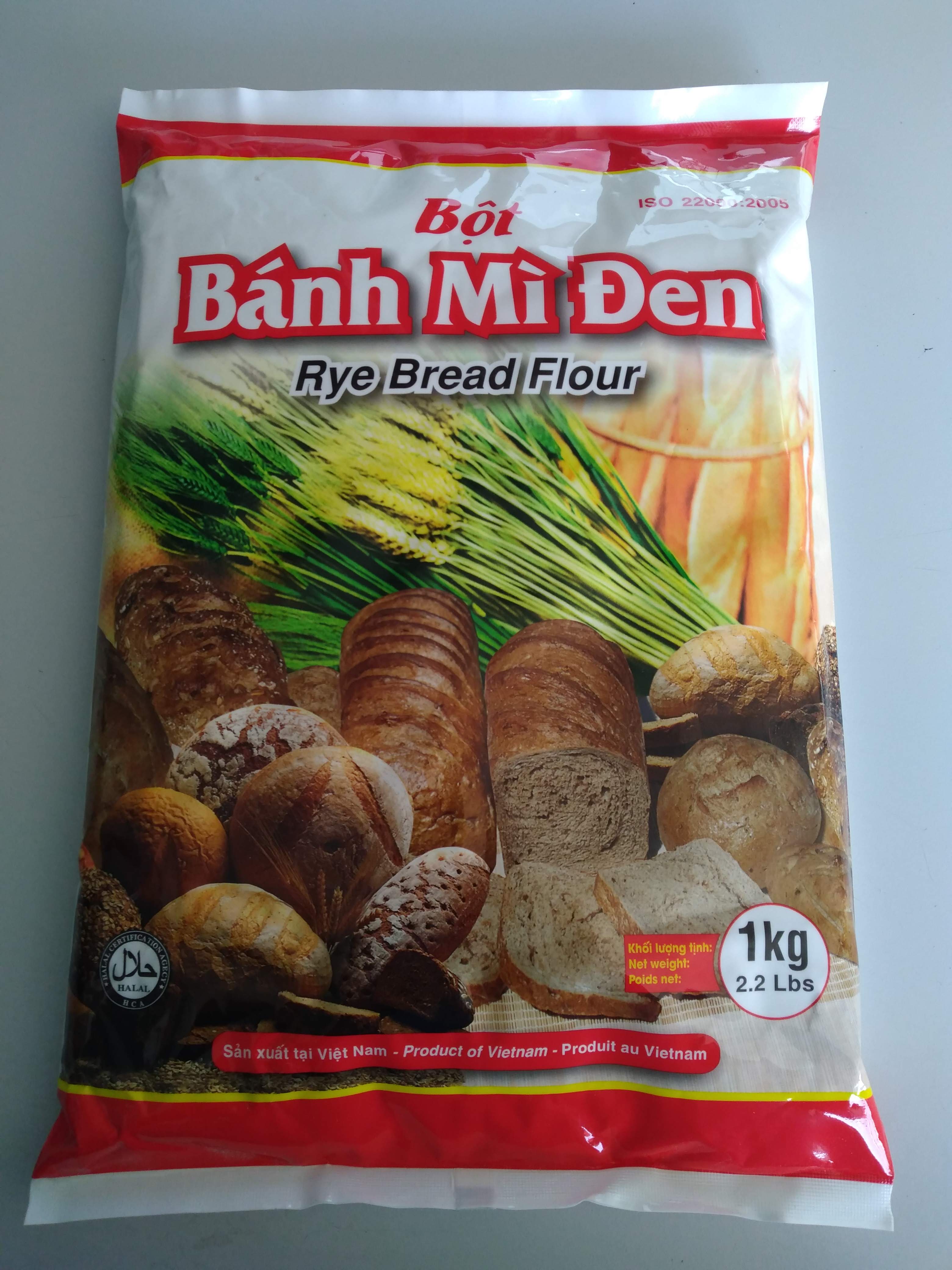 Vikybomi - bột bánh mì đen, bột mì lúa mạnh