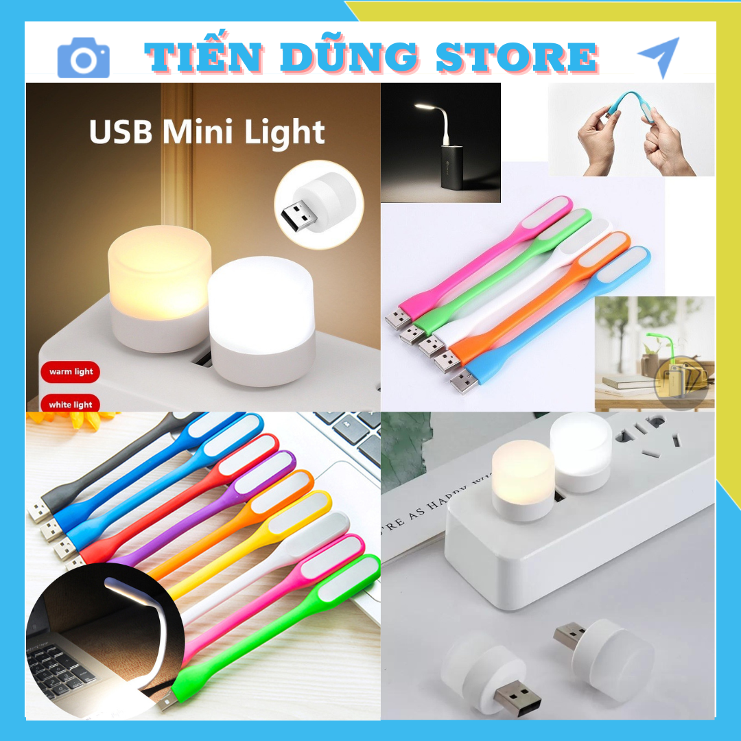 Đèn led đọc sách mini bỏ túi 5v 1w cổng sạc usb tiện dụng- tiện lợi