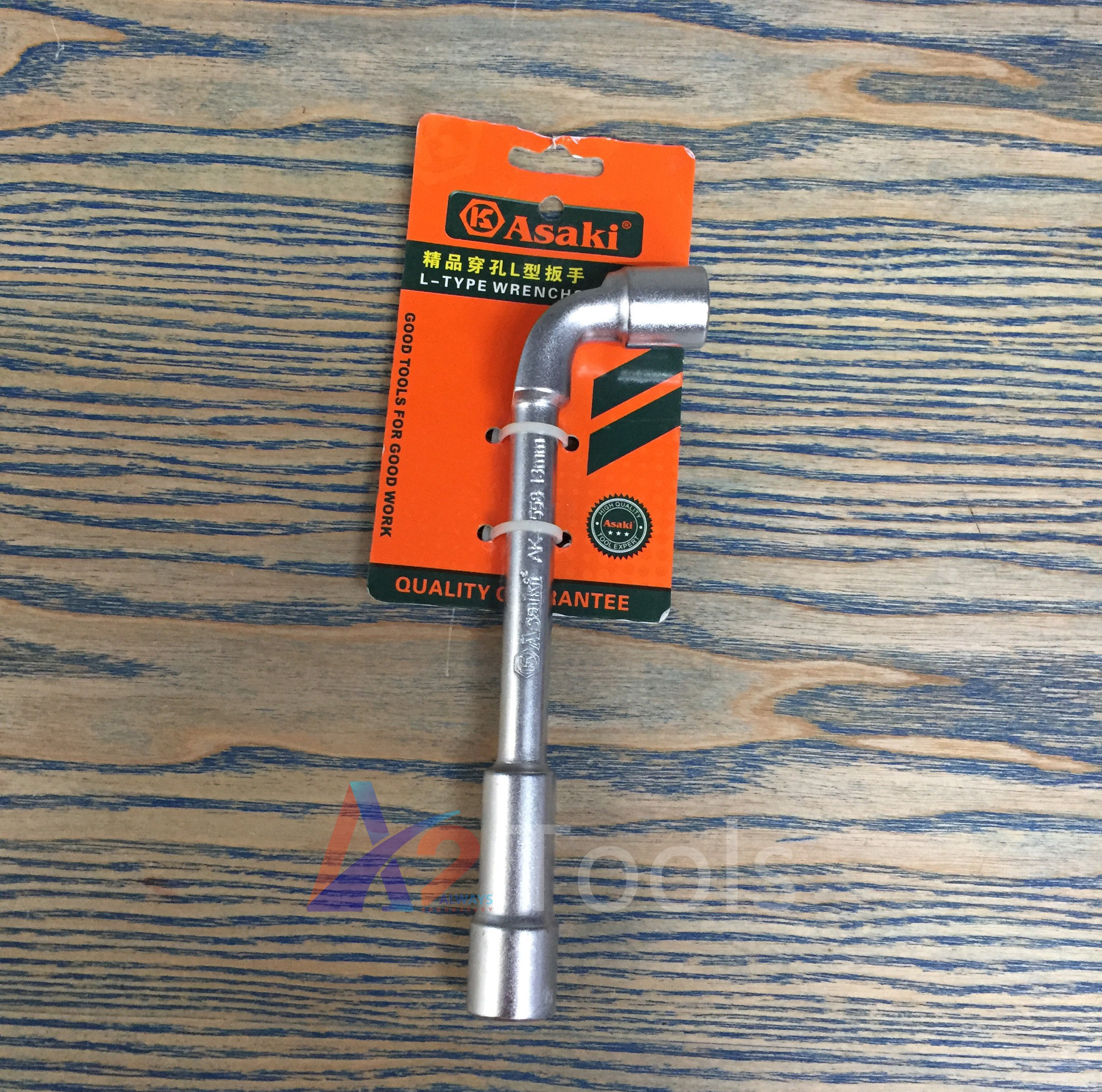 Điếu chữ l 13mm asaki ak-7558