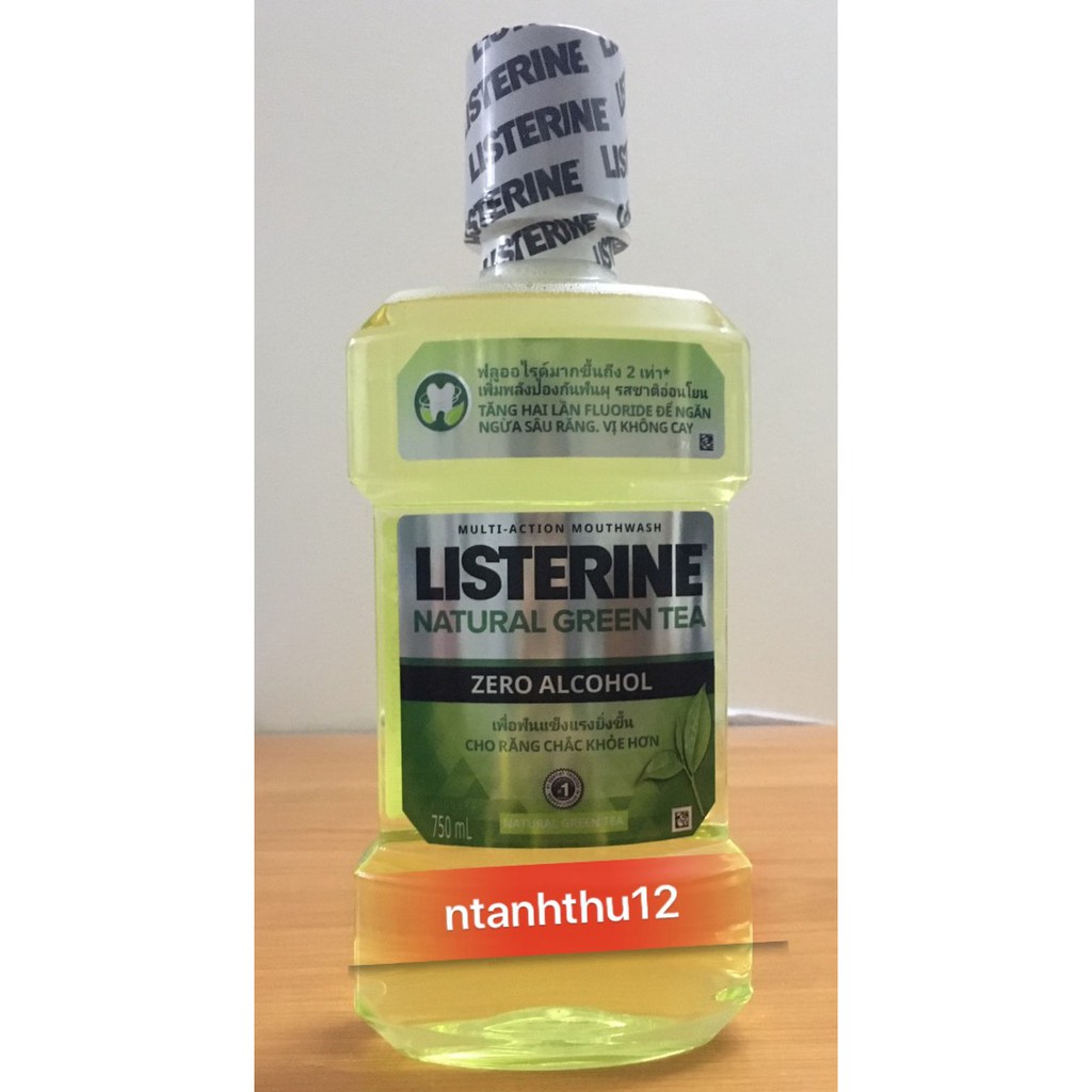 Súc miệng Listerine 500 trà xanh