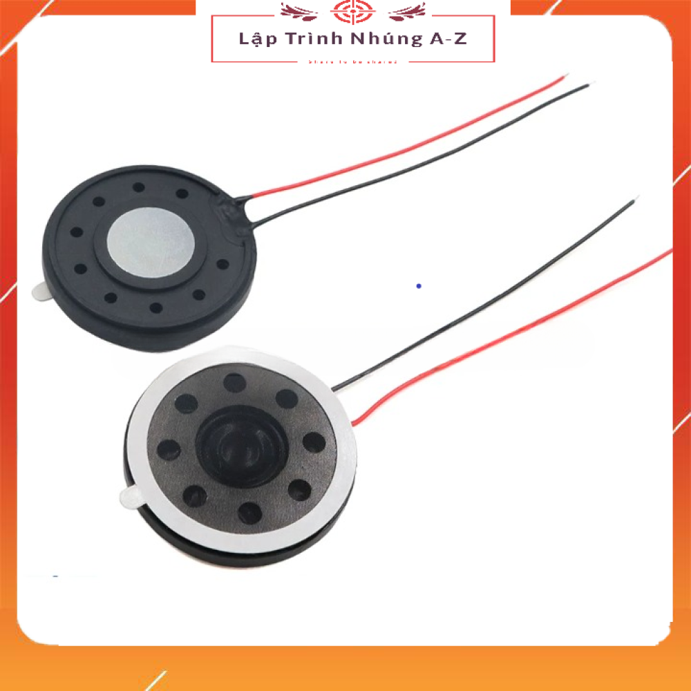 [Lập Trình Nhúng A-Z][G200] Loa 8 Ohm 1W 8R1W Đường Kính 30mm