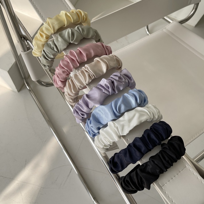 Cài tóc satin headband hàn quốc korea