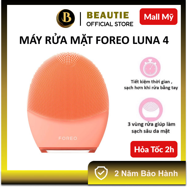 Máy rửa mặt foreo luna 4 - hàng chính hãng - bh 2 năm - có xuất vat