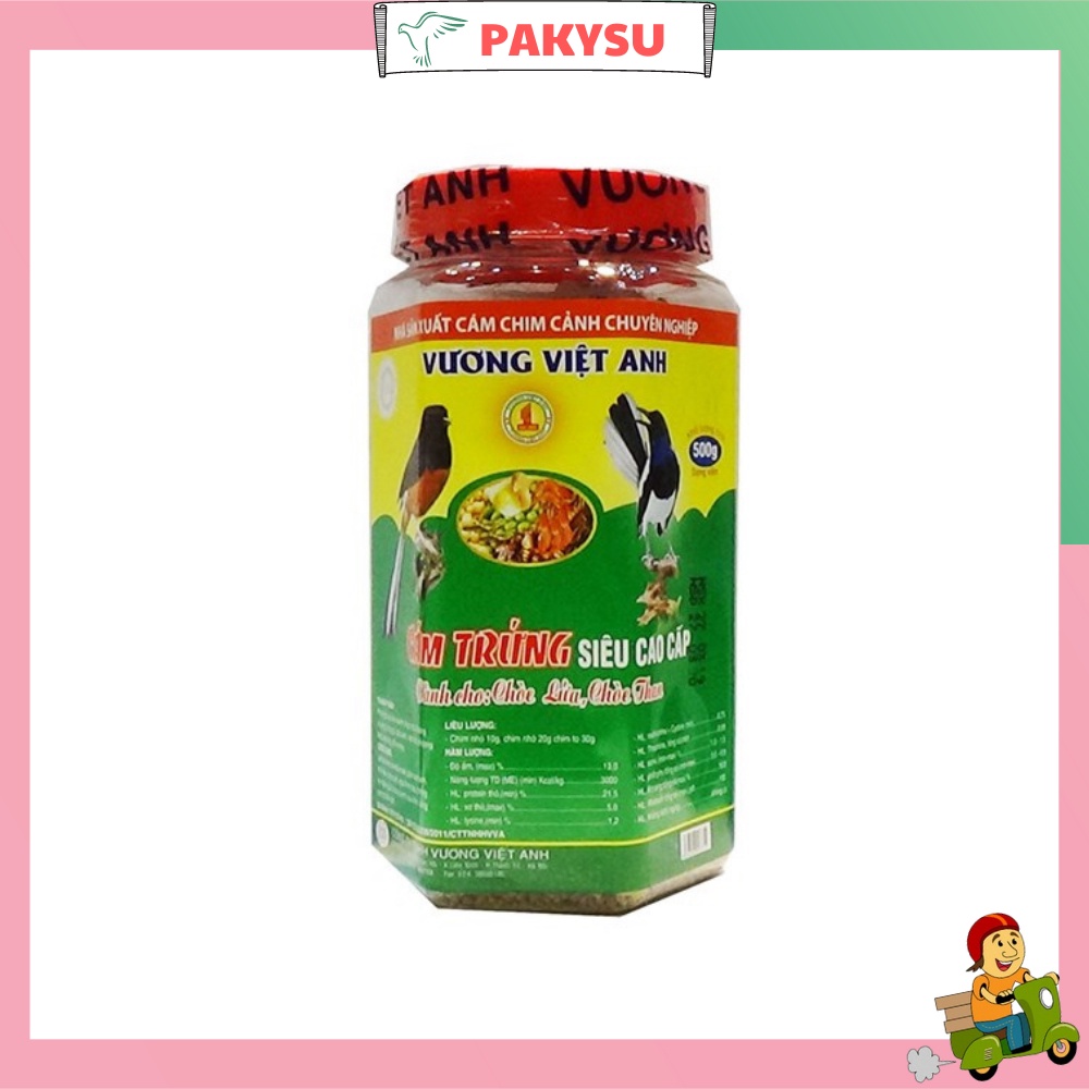 Cám chim chích chòe Vương Việt Anh đóng hộp cao cấp giá rẻ loại 500gr
