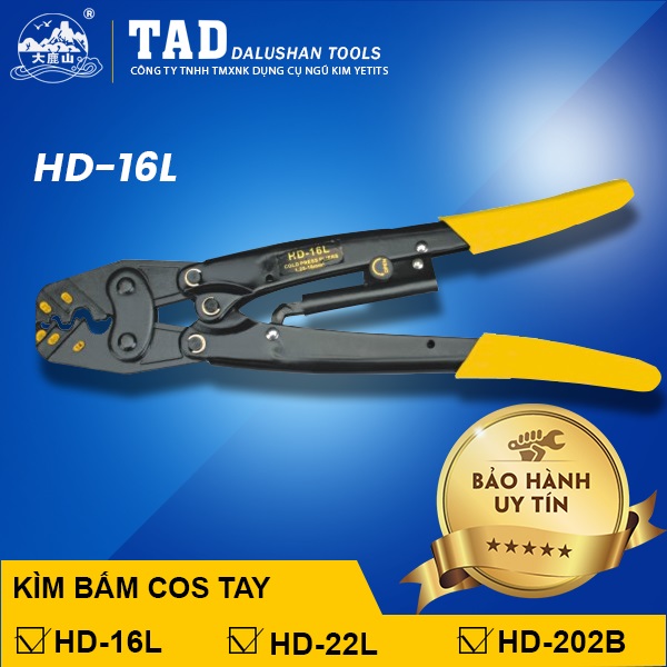 Kìm bấm cos tay hd-16l