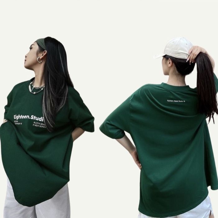 Áo thun eighteen nam nữ cực chất unisex 3d from rộng cực hot teen 1redshop