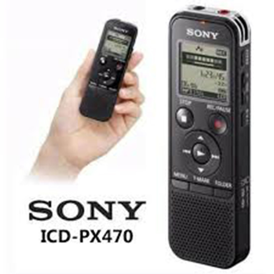 Máy ghi âm SONY ICD-PX470 ( 1 ĐỔI 1 ) - Chính Hãng Tokyo JAPAN ( Bao Hộp Tiếng Anh)