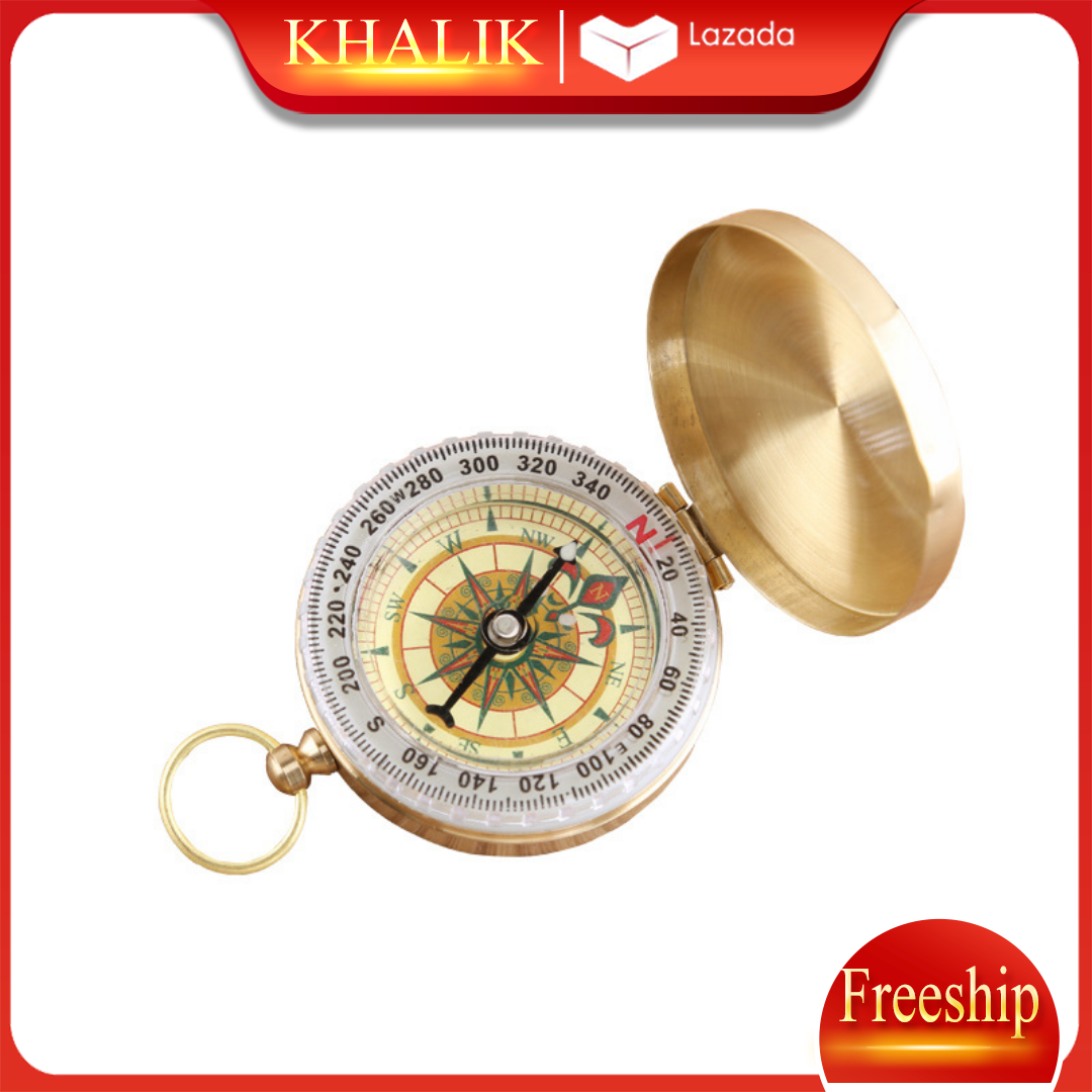 [FREESHIP] La bàn định hướng phong thủy vỏ đồng có độ chính xác cao - KHALIK