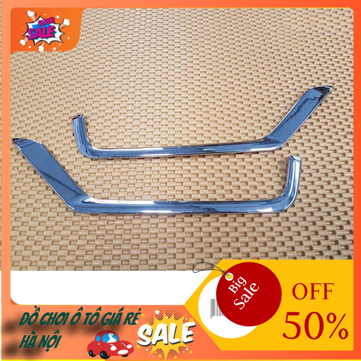 Bộ ốp trang trí viền đèn gầm sau cho Mazda CX5